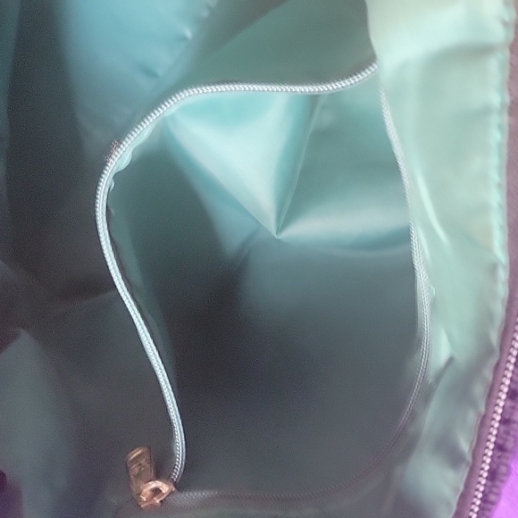 The Sak Blue Multicolor Crochet Tote Bag Shoulder Purse - Picture 9 of 9